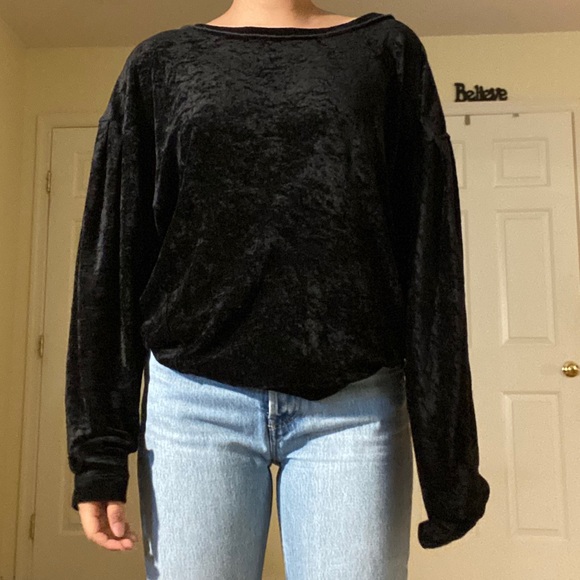 Free People Velvet Sweater - Picture 3 of 4
